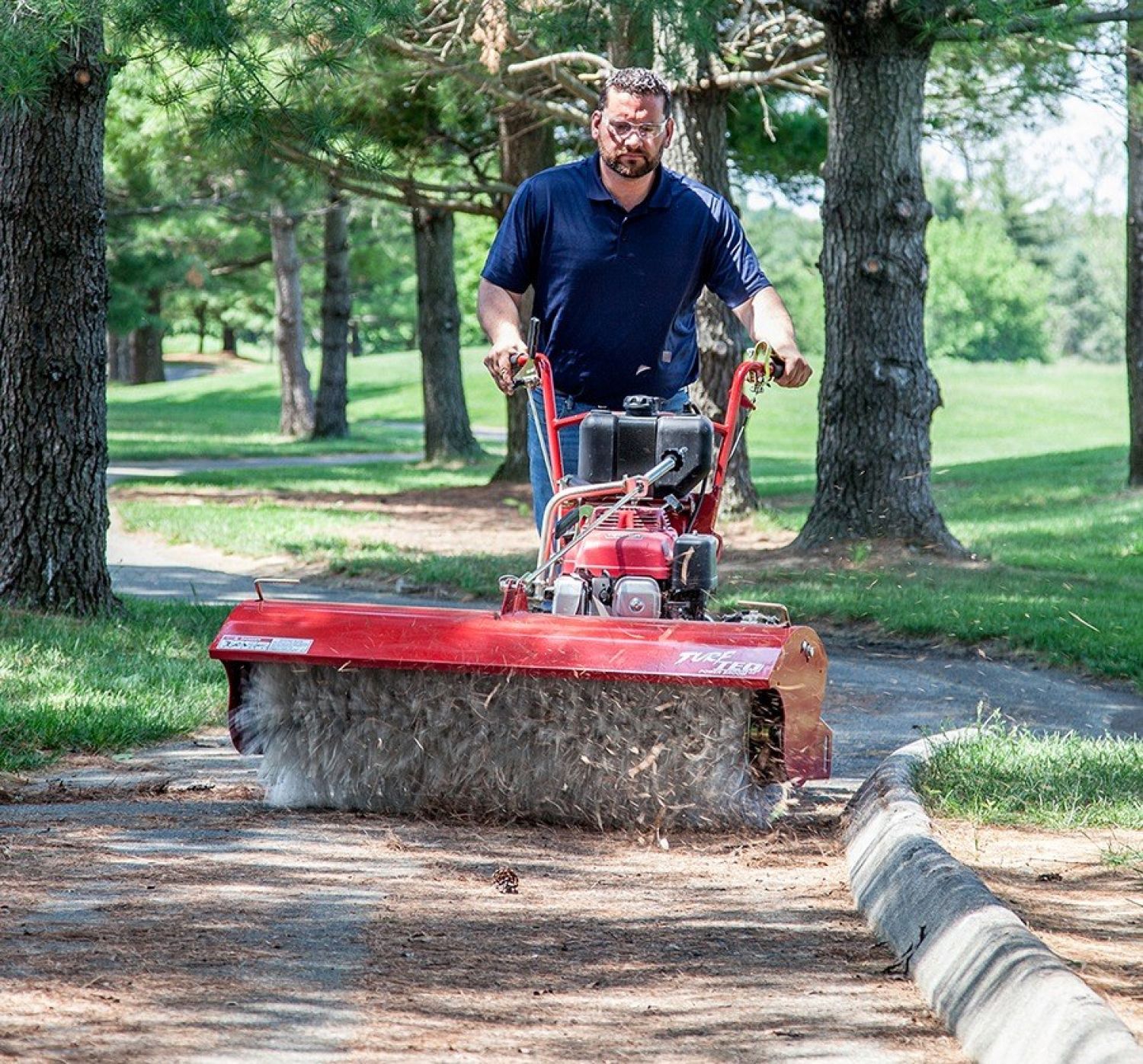 Turf Teq Power Broom Rapid Lawn